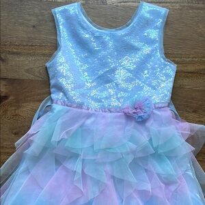 Jona Michelle Blue Sequin Dress